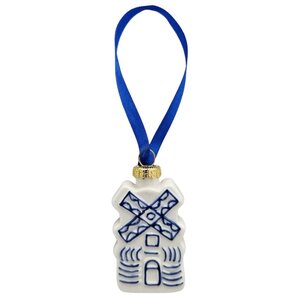 Heinen Delfts blauw Delft blue speculaas Christmas ornament