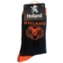 TTD Gifts Holland herensokken Zwart-Oranje maat 40-46