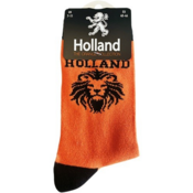 TTD Gifts Holland herensokken Oranje-Zwart  maat 40-46