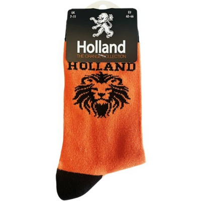 TTD Gifts Holland Herrensocken Orange-Schwarz Größe 40-46