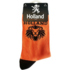 TTD Gifts Holland herensokken Oranje-Zwart  maat 40-46