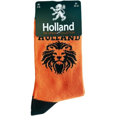 TTD Gifts Holland Damensocken Orange-Schwarz Größe 36-41