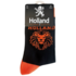 TTD Gifts Holland damessokken Zwart-Oranje maat 36-41