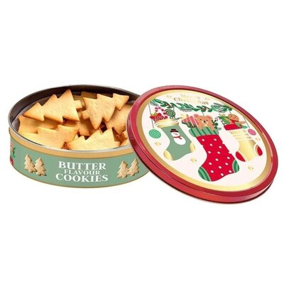 Becky`s Kerstblik met kerstkoekjes - boomvormig 114g