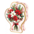 Becky`s Christmas tin with Christmas bouquet filled with macaron cookies