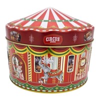 Becky`s Cookie tin - Circus - filled with macarons