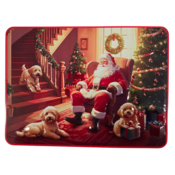 Becky`s Weihnachtsdose mit köstlichen Butterkeksen mit Streuseln, 300 g – Weihnachtsmann – Labradoodles