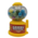 Becky`s Small gumball machine - 35 grams - yellow