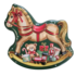 Becky`s Christmas Tin - Rocking horse filled with Caramel toffees in chocolate