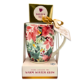 Becky`s Christmas gift set - Christmas mug with box of winter tea - Winter bouquet