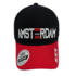TTD Gifts Amsterdam Cap Schwarz mit roten und weißen Akzenten.