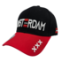 TTD Gifts Pet Amsterdam Zwart met rood en witte accenten.