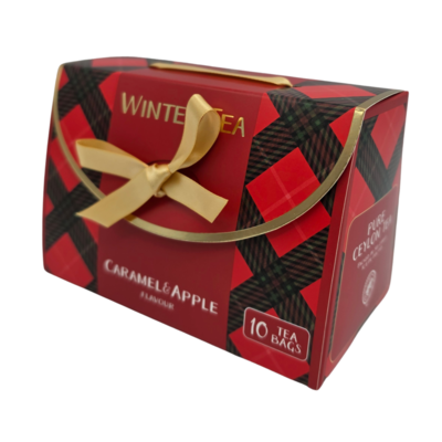 Becky`s Winterthee - caramel-appel  in feestelijk kerstdoosje