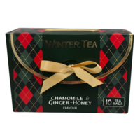 Becky`s Winterthee - kamille/gember/honing  in feestelijk kerstdoosje