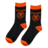 TTD Gifts Holland damessokken Zwart-Oranje maat 36-41