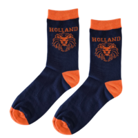 TTD Gifts Holland men's socks Blue-Orange size 40-46