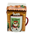 Becky`s Christmas house - Santa shop - Mug with cocoa mix and marshmallows