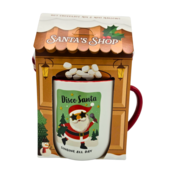 Becky`s Kersthuisje - Santa shop - Mok met cacaomix en marshmallows