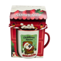 Becky`s Christmas house - Santa shop - Mug with cocoa mix and marshmallows