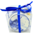Heinen Delfts blauw Delfter-Blau-Weihnachtskugeln – Geschenkset mit 3 Kugeln