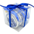 Heinen Delfts blauw Delfts blauwe kerstballen 8cm - geschenkset van 3stuks