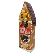 Becky`s Weihnachtshaus mit Weihnachtsstrümpfen 36-41 Gingerman - Chocobomb