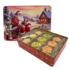Becky`s Kerstblik met heerlijke boterkoekjes met sprinkles  300g  - Kerstman -bij kampvuur