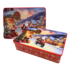 Becky`s Weihnachtsdose mit leckeren Butterkeksen mit Streuseln (300 g) – Weihnachtsmann auf einem Roller