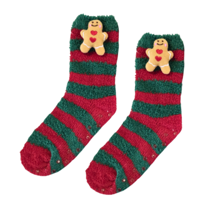 Becky`s Weihnachtshaus mit Weihnachtsstrümpfen 36-41 Gingerman - Chocobomb