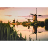 TTD Gifts Fotokarte Holland - Windmühle - Kinderdijk