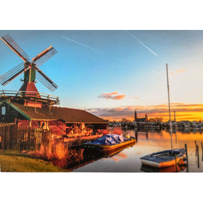 TTD Gifts Photo card Holland - Windmill - Zaanse Schans