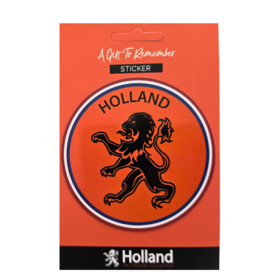 TTD Gifts Sticker Around Holland - Orange - Lion - 8.5cm