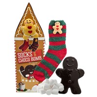 Becky`s Christmas House with Christmas Stockings 36-41 Gingerman - Chocobomb