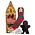 Becky`s Kersthuisje met kerstsokken  36-41 Gingerman - Chocobomb