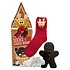 Becky`s Weihnachtshaus mit Weihnachtsstrümpfen 36-41 Rudolph - Chocobomb