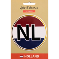 TTD Gifts Runder Aufkleber – NL – Niederlande – 8,5 cm