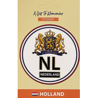 TTD Gifts Round Sticker - NL - Netherlands - 8.5cm