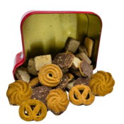 Becky`s Weihnachtsdose – Eine Weihnachtsdose gefüllt mit köstlicher Waffelmischung