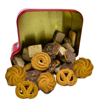 Becky`s Kerstblik - Kerstbus gevuld met heerlijk wafeltjes mix