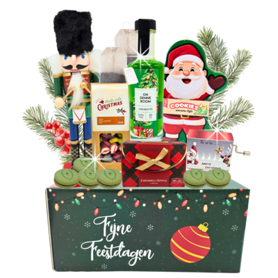 typisch-hollands-geschenkpakket Holland-Weihnachtskorb – mit GRATIS Spieluhr
