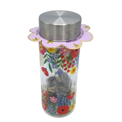 Becky`s Tee zum Mitnehmen – Doppelwandige Teeflasche – inklusive Hibiskus-Apfeltee