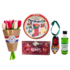 typisch-hollands-geschenkpakket Hollands Kerstpakket in Driehoek Vensterdoos met tulpen