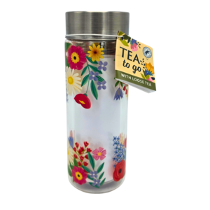 Becky`s Tea To Go - Double-walled tea bottle - includes hibiscus apple tea