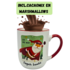 Becky`s Weihnachtshaus – Weihnachtsmannladen – Tasse mit Kakaomischung und Marshmallows