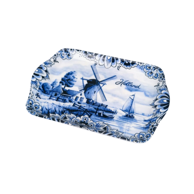 Matix Mini Dienblad - Delfts blauw - Molendlanschap Holland