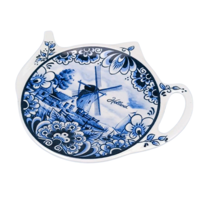 Matix Teebeutelhalter – Delfter Blau – Windmühlenlandschaft