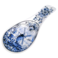 Matix Delft Blue spoon holder with windmill landscape