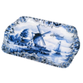 Matix Mini Tray - Delft Blue - Dutch Windmill Landscape