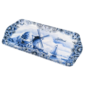Matix  Tablett – Delfter Blau – Mittel – Holländische Windmühlenlandschaft