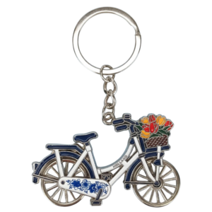 matix Schlüsselanhänger – Fahrrad – Delfter Blau – Holland